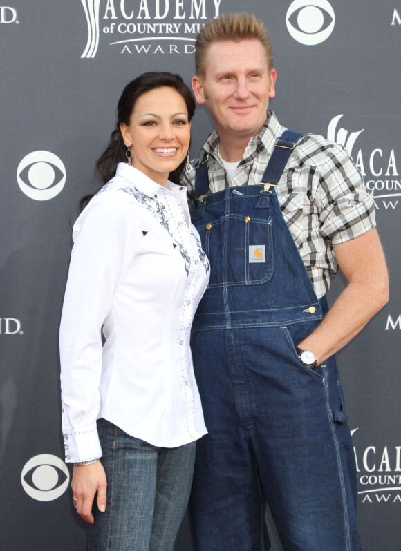 Rory et Joey Feek lors des Academy Of Country Music Awards à la MGM Grand Garden Arena de Las Vegas, le 3 avril 2011