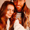 Lindsay Lohan remercie son coiffeur de lui avoir rendu sa couleur de cheveux naturelle. Photo postée sur sa page Instagram, le 10 janvier 2016.