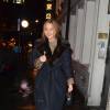 Lindsay Lohan arrive à Soho House à Londres, le 16 décembre 2015