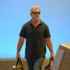 Mel Gibson de retour à L.A. après des vacances en famille au Costa Rica et au Panama, le 26 juin 2015.