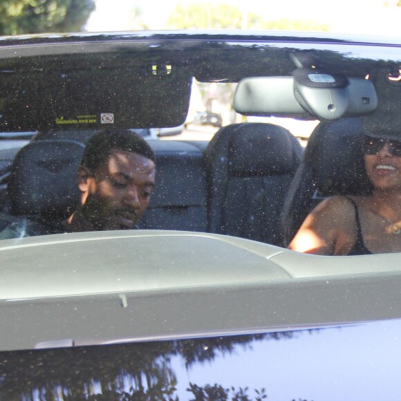 Ray J et sa compagne Princess Love se rendent dans un spa de Beverly Hills, Los Angeles, le 29 mars 2015