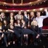 Exclusif - Anémone, Valérie Mairesse, Mathilde Vitry (la fille de Sylvie Joly), Carole Bouquet, Michèle Laroque, Alex Lutz, Anne-Elisabeth Blateau, Valérie Karsenti, Muriel Robin, Claire Nadeau, Valérie Lemercier, Catherine Hiegel et Pierre Palmade - Photo de famille - Spectacle "Elles se croient toutes Joly" en hommage à Sylvie Joly, mis en scène par Pierre Palmade, au théâtre de Paris dans le 9e arrondissement à Paris, le 26 octobre 2015, qui est diffusé le 15 janvier 2016 sur France 3.© Dominique Jacovides - Romuald Meigneux / Bestimage