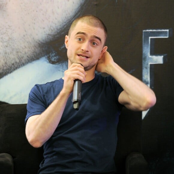 Daniel Radcliffe lors de la conférence de presse du film 'Victor Frankenstein' à Mexico, le 14 novembre 2015