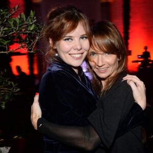 Exclusif - Lou Lesage et Axelle Laffont lors de la soirée du nouvel an russe à l'hôtel Prince de Galles à Paris le 13 janvier 2016 © Rachid Bellak