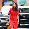 Amal Alamuddin Clooney (sac Ralph Lauren) se promène dans les rues de New York, le 30 septembre 2015  George Clooney 's wife Amal Alamuddin is spotted out and about in New York City, New York on September 30, 201530/09/2015 - New York