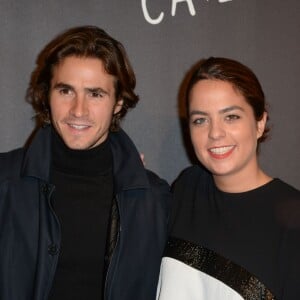 Anouchka Delon et son compagnon Julien Dereims - Première de la comédie musicale "Cats" au théâtre Mogador à Paris, le 1er octobre 2015