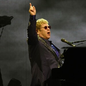 Elton John en concert à Sydney. Le 19 décembre 2015