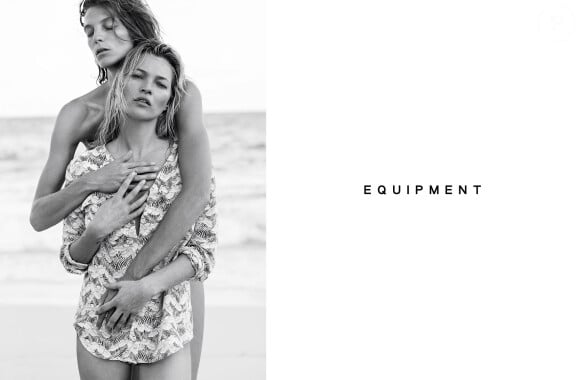 Kate Moss et Daria Werbowy sont les stars de la nouvelle campagne publicitaire (printemps 2016) d'Equipment. Photo par Daria Werbowy.