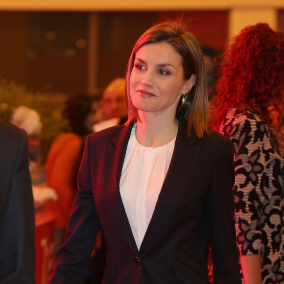 La reine Letizia d'Espagne inaugurait le 20 janvier 2016 la 36e édition du FITUR, le Salon international du tourisme de Madrid, au Parc des Expositions Juan Carlos Ier.