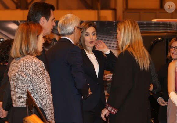 La reine Letizia d'Espagne inaugurait le 20 janvier 2016 la 36e édition du FITUR, le Salon international du tourisme de Madrid, au Parc des Expositions Juan Carlos Ier.