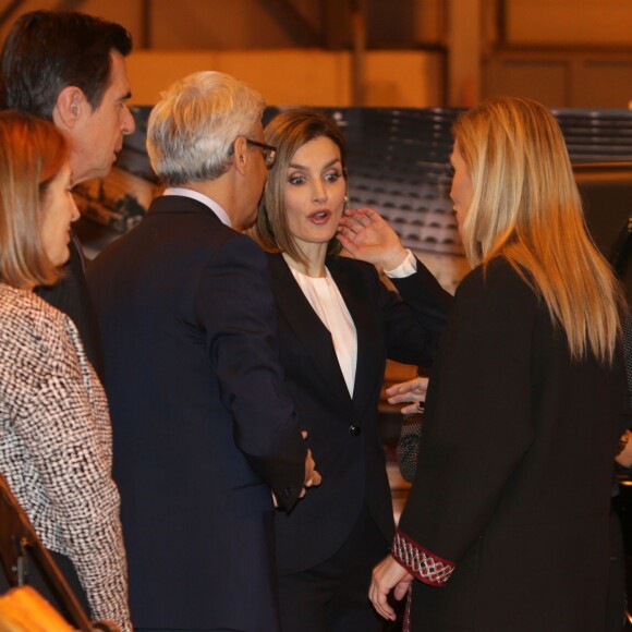 La reine Letizia d'Espagne inaugurait le 20 janvier 2016 la 36e édition du FITUR, le Salon international du tourisme de Madrid, au Parc des Expositions Juan Carlos Ier.