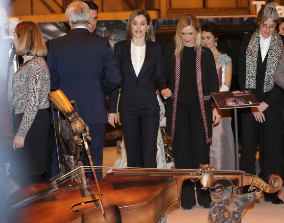 La reine Letizia d'Espagne inaugurait le 20 janvier 2016 la 36e édition du FITUR, le Salon international du tourisme de Madrid, au Parc des Expositions Juan Carlos Ier.