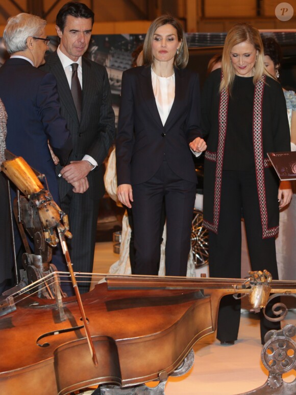 La reine Letizia d'Espagne inaugurait le 20 janvier 2016 la 36e édition du FITUR, le Salon international du tourisme de Madrid, au Parc des Expositions Juan Carlos Ier.