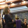 La reine Letizia d'Espagne inaugurait le 20 janvier 2016 la 36e édition du FITUR, le Salon international du tourisme de Madrid, au Parc des Expositions Juan Carlos Ier.