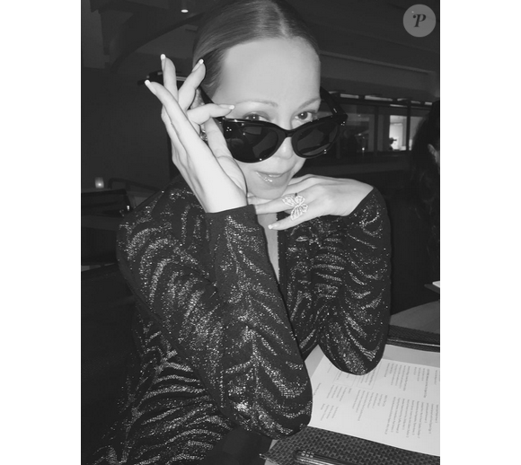 Mariah Carey a publié une photo d'elle sur sa page Instagram au mois de janvier 2016.