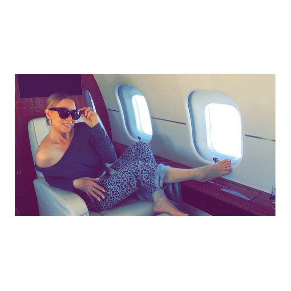 Mariah Carey a publié une photo d'elle sur sa page Instagram au mois de janvier 2016.