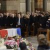 Bernard Tapie, Jean-Claude Gaudin ou encore Michel Sapin faisaient partie des personnalités qui ont assisté aux obsèques d'Edmonde Charles-Roux en la cathédrale de la Major (Sainte-Marie-Majeure) à Marseille le 23 janvier 2016.