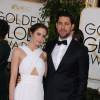 Emily Blunt et son mari John Krasinski - 72ème cérémonie annuelle des Golden Globe Awards à Beverly Hills. Le 11 janvier 2015