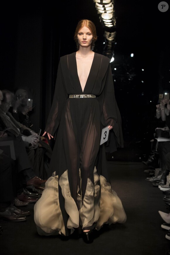 Défilé Stéphane Rolland (collection haute couture printemps-été 2016). Paris, le 26 janvier 2016.