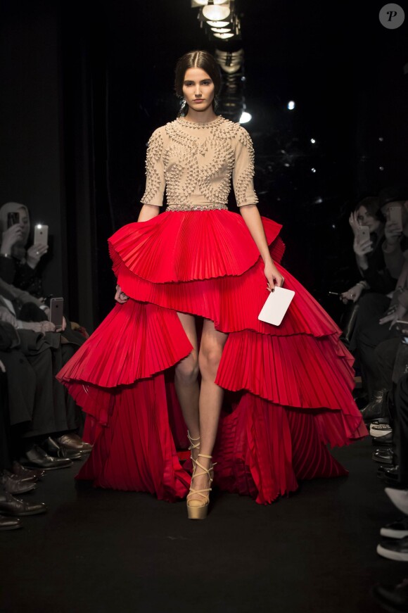 Défilé Stéphane Rolland (collection haute couture printemps-été 2016). Paris, le 26 janvier 2016.