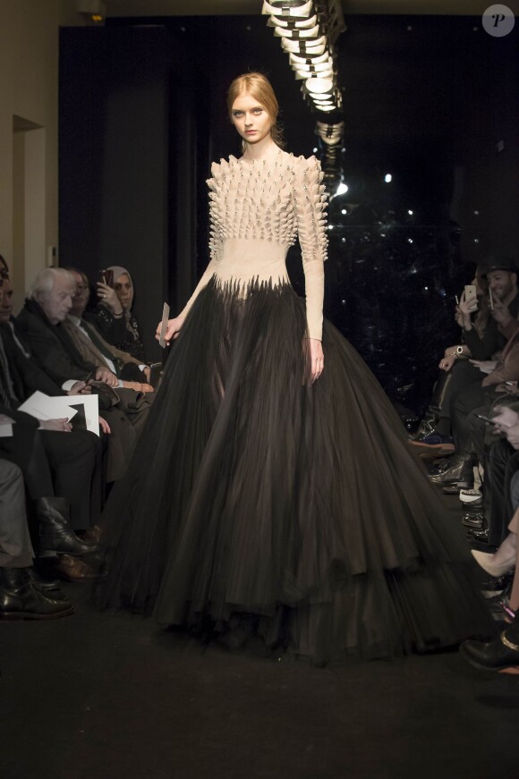 Défilé Stéphane Rolland (collection haute couture printemps-été 2016). Paris, le 26 janvier 2016.