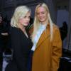 Cécile Cassel et Virginie Courtin-Clarins assistent au défilé Alexandre Vauthier (collection haute couture printemps-été 2016) au musée des Arts Décoratifs. Paris, le 26 janvier 2016.