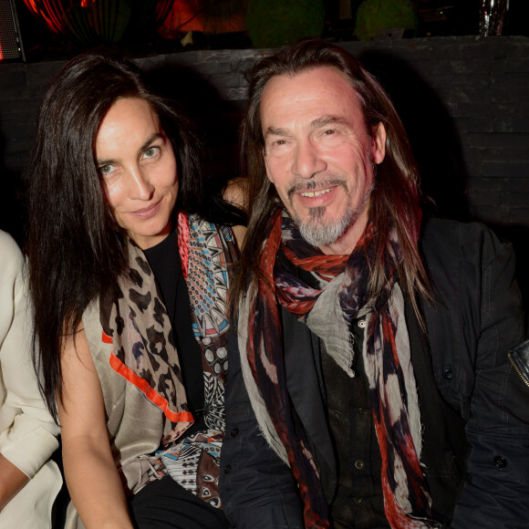 Florent Pagny et sa femme Azucena - Inauguration de la discothèque L'Arc à Paris le 2 octobre 2014 suite à sa réouverture au 12 Rue de Presbourg.