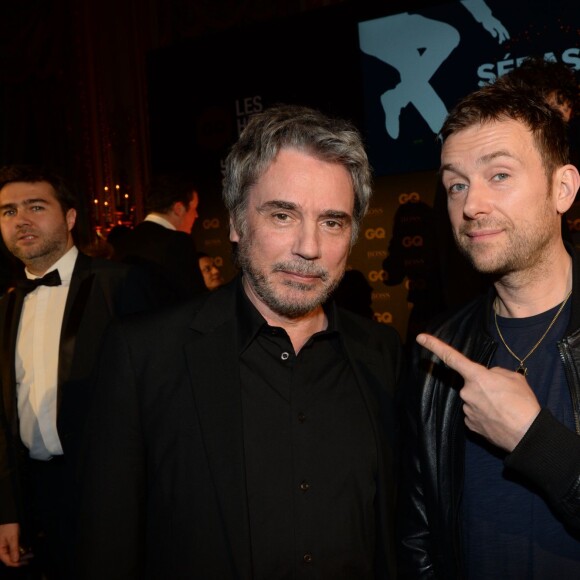 Exclusif - Jean-Michel Jarre et Damon Albarn - Cérémonie des GQ, Les Hommes de l'Année 2015 au Shangri-La Hotel à Paris, le 25 janvier 2016. ©Rachid Bellak/Bestimage