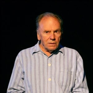 Jean-Louis Trintignant au Théâtre Hébertot à Paris le 24 août 2005.