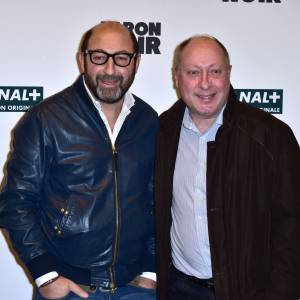 Kad Merad et son frère Karim - Photocall de la série de Canal+ "Baron Noir" à la Maison de la Mutualité à Paris le 27 janvier 2016. © Giancarlo Gorassini