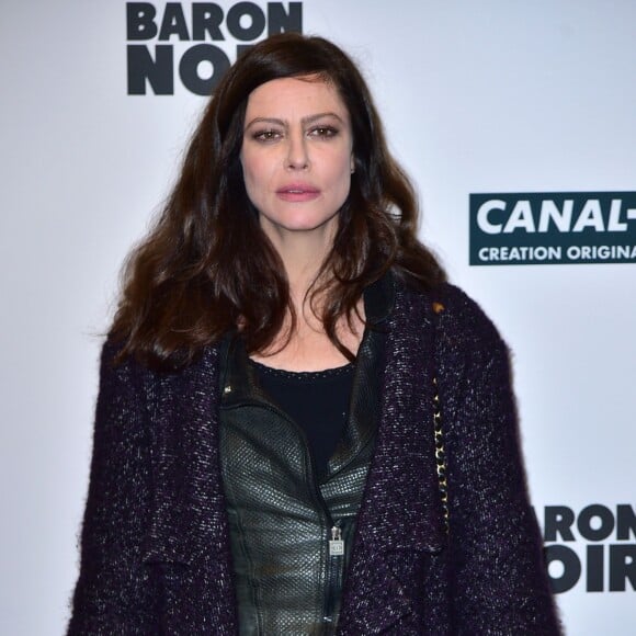 Anna Mouglalis - Photocall de la série de Canal+ "Baron Noir" à la Maison de la Mutualité à Paris le 27 janvier 2016. © Giancarlo Gorassini