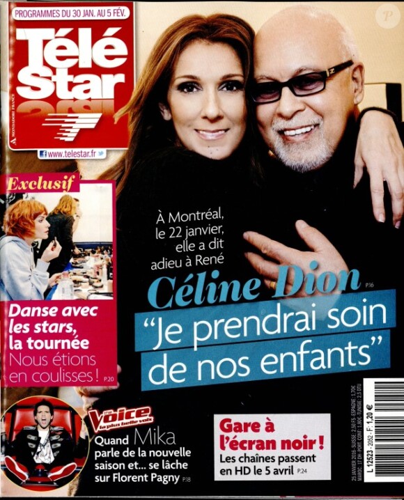 Magazine Télé Star en kiosques le 25 janvier 2015.