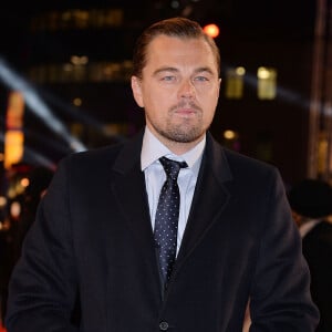 Leonardo DiCaprio à la première du film The Revenant à Londres, le 14 janvier 2016