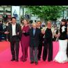 Marianne Basler, Jacques Rivette, Jeanne Balibar et Bruno Todeschini - Festival de Cannes 2001