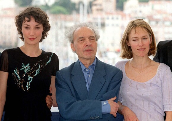 Jeanne Balibar, Jacques Rivette, Marianne Basler - Photocall du film Va Savoir lors du Festival de Cannes 2001