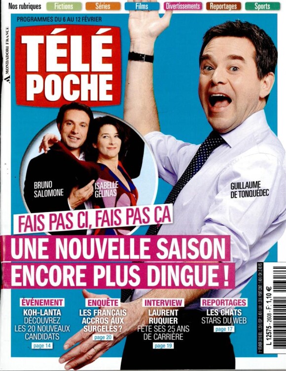 Magazine Télé Poche en kiosques le 1er février 2016.