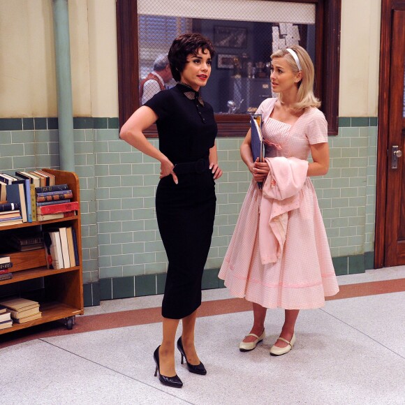 Vanessa Hudgens lors des essais costumes pour 'Grease: Live' diffusée sur la Fox, dans les studios de la Warner Bros, le 29 janvier 2016