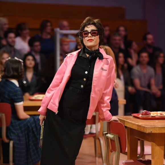 Vanessa Hudgens lors des essais costumes pour 'Grease: Live' diffusée sur la Fox, dans les studios de la Warner Bros, le 29 janvier 2016