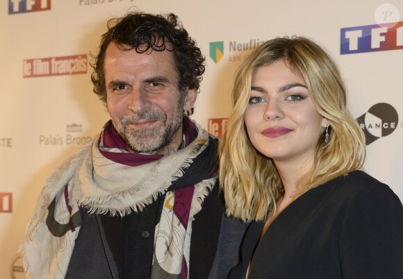 Eric Lartigau et Louane Emera - 23e cérémonie des Trophées du Film Français au palais Brongniart à Paris, le 2 février 2016. © Guirec Coadic/Bestimage