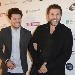 Kev Adams, Arthur Benzaquen - 23e cérémonie des Trophées du Film Français au palais Brongniart à Paris, le 2 février 2016. © Guirec Coadic/Bestimage