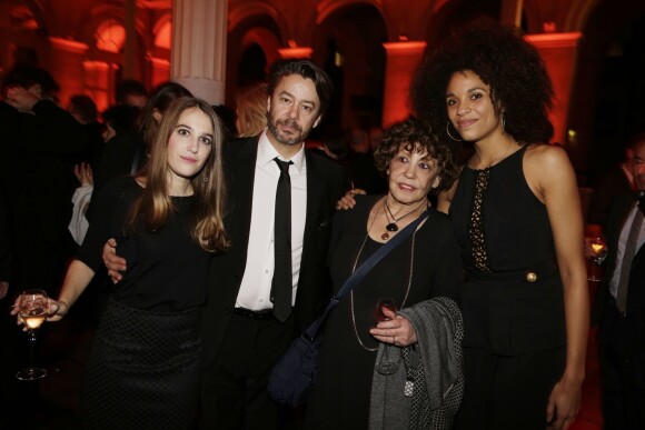 Fanny Sidney, Thibault de Montalembert, Liliane Rovère et Stéfi Celma - 23e cérémonie des Trophées du Film Français au palais Brongniart à Paris, le 2 février 2016