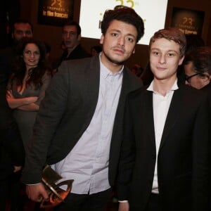 Kev Adams et Rod Paradot - 23e cérémonie des Trophées du Film Français au palais Brongniart à Paris, le 2 février 2016.