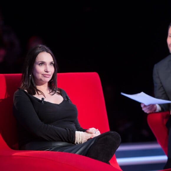 Exclusif - Enregistrement de l'émission "Le Divan" présentée par Marc-Olivier Fogiel avec Béatrice Dalle en invité, le 16 janvier 2016. © Cyril Moreau/Bestimage