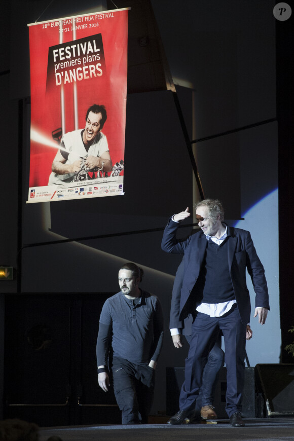 Olivier Masset-Depasse, réalisateur, et Arnaud Desplechin, réalisateur, scénariste et président du jury Long Métrage du festival "Premiers Plans" d'Angers. Le 30 janvier 2016 © Nicolas Desvignes / Bestimage