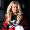 Exclusif - Kesha sur le tournage du film 'Bad Moms' à La Nouvelle-Orléans, le 13 janvier 2016