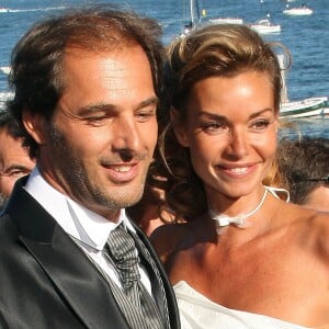Mariage d'Ingrid Chauvin et Thierry Peythieu en 2011.