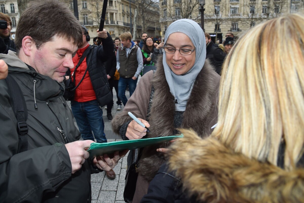 Photo Soria Zeroual Arrivées au déjeuner des nommés aux César 2016