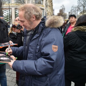 Arnaud Desplechin - Arrivées au déjeuner des nommés aux César 2016 au Fouquet's à Paris, le 6 février 2016. ©Lionel Urman/Bestimage