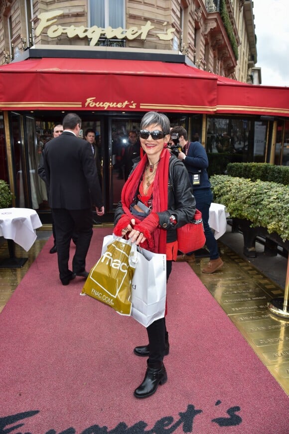 Isabelle Morini-Bosc - Arrivées au déjeuner des nommés aux César 2016 au Fouquet's à Paris, le 6 février 2016. ©Lionel Urman/Bestimage