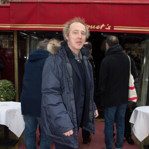 Arnaud Desplechin - Arrivées au déjeuner des nommés aux César 2016 au Fouquet's à Paris, le 6 février 2016. ©Lionel Urman/Bestimage